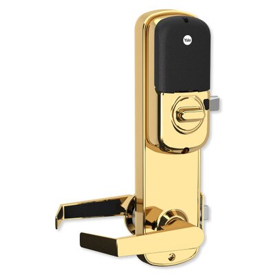 Yale Z-Wave Assure Interconnected Lockset with Touchscreen Deadbolt, Left Handed, Bright Brass